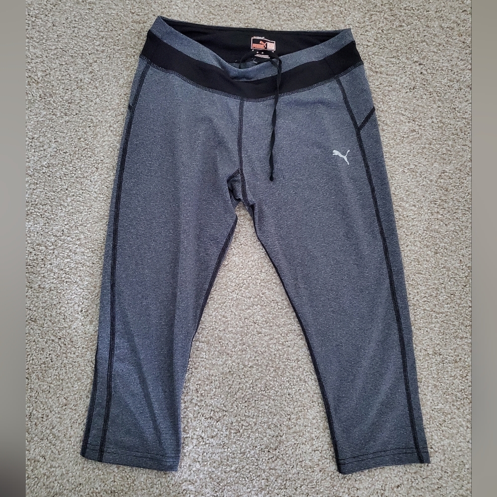 Puma Capri Dry-Fit‎ Gray Workout Pants (S)
